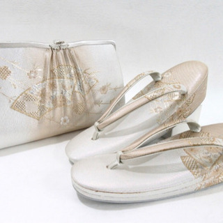 草履・バッグセット・金鷲