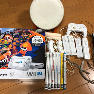 Wii U本体 スプラトゥーン及び太鼓の達人のカセット 91Cxe-7Lq7L
