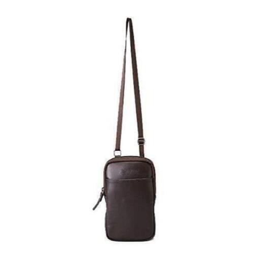 新品！ナノユニバース　レザーサコッシュ　ブラウン