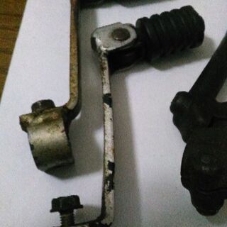 KSR1、2用　ブレーキペダル、ギアチェンジペダル、キックペダルのセットの画像