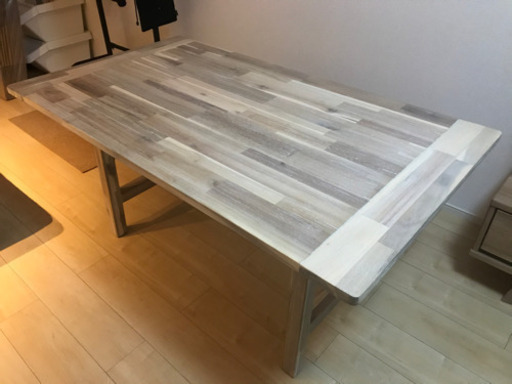 【お値下げ！お届け先20㎞まで配送料サービス】unico ダイニングテーブル W1400