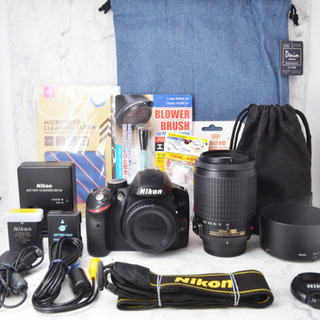 美品○純正望遠レンズ○Wi-Fi転送○2416万画素○ニコン