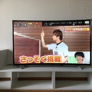 48型テレビ 美品 レボリューション テレビラック付