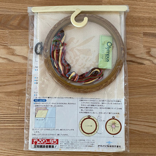 未使用品　刺繍キット　木馬の画像