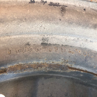 ジムニー  スチールホイール　4本の画像