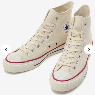 定価13,200円 converse コンバース ナチュラルホワイト スニーカーの画像