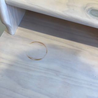 【学習机＋サイドチェスト付き】ホワイト 木目調の画像