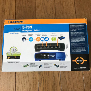 東陽町　Linksys スイッチングハブ　LAN