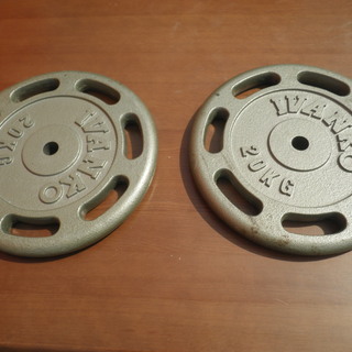 IVANKO/イヴァンコ◇ダンベル◇プレート◇20kg×2枚セット◇穴径28mm
