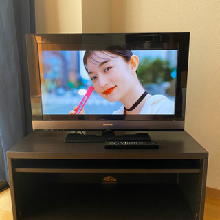 【値下げ】テレビ/テレビ台セットソニー32型液晶ブラビア KDL...