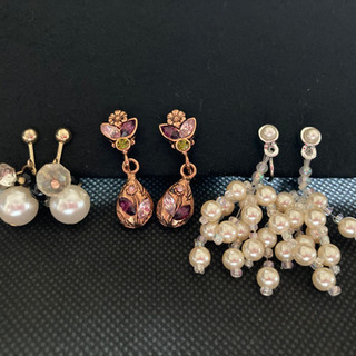 垂れ下がり系イヤリング（3セット）