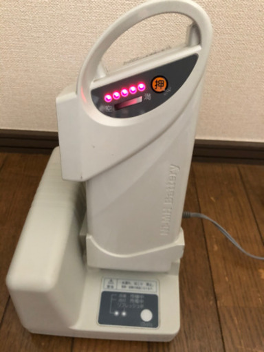 受付終了。パナソニック電動アシスト自転車　20インチ　折り畳み式　中古