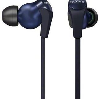 SONY EXTRA BASS カナル型イヤホン ブルー MDR...