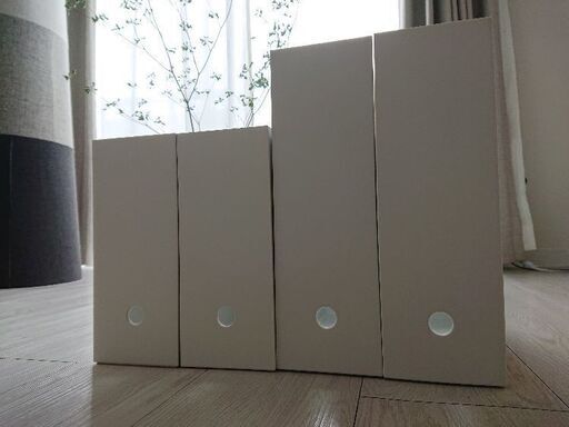 【ほぼ新品】無印良品  ファイルボックス4個セット