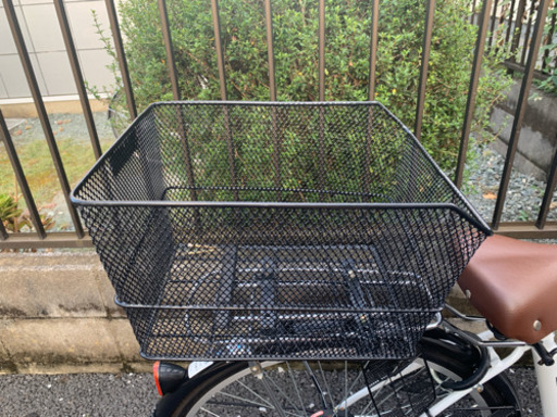 自転車カゴ　後ろ