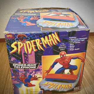  【取引完了】90s スパイダーマン USA限定 電話機 レア物の画像