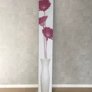 Francfranc バックスタイルミラー　全身鏡　花柄