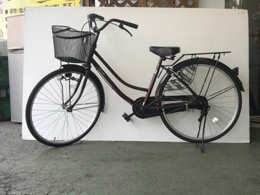 【リサイクルストアスターズ鹿大店】自転車　かご付き　シティサイクル　26インチ　ママチャリ