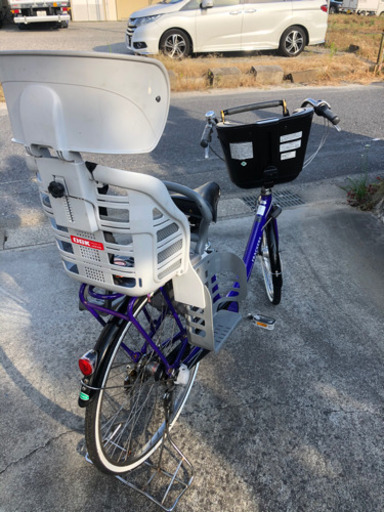 前後の子供乗せ自転車