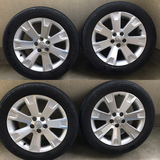 デリカd5 純正アルミホイール&タイヤセット 18インチ 4本
