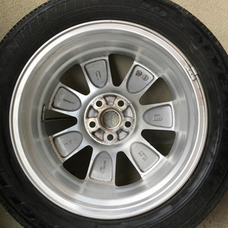 デリカd5 純正アルミホイール&タイヤセット 18インチ 4本