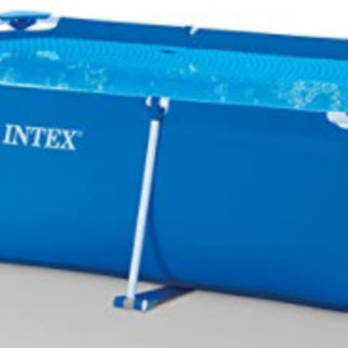 INTEX(インテックス) レクタングラフレームプール 300×200×75cm 28272＋フィルターポンプ