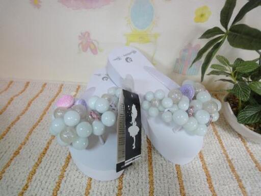 カワイイ バブルフラップ のサンダル★未使用★