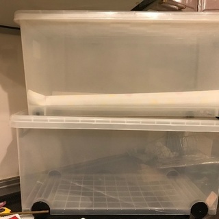 キャスター付き衣装ケース 2台セット！の画像