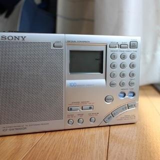 SONY ICF-SW7600GR FMラジオ