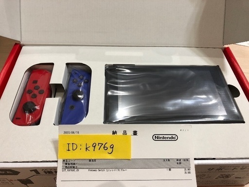 任天堂スイッチ　新品本体Joy-Con(L)レッド/(R)ブルー