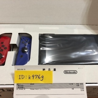 任天堂スイッチ　新品本体Joy-Con(L)レッド/(R)ブルー