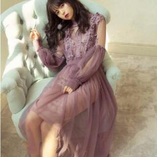 GRL  ロングチュールワンピース