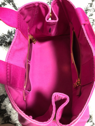 《受け渡しが決まりました》PRADA プラダ　キャンバストートバッグ　ピンク　※本物です！