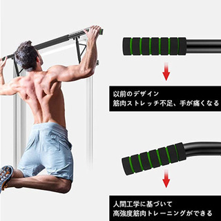 【自宅トレーニング】【ドアがあるだけで懸垂ができる】懸垂バー　ドア用　懸垂マシンの画像