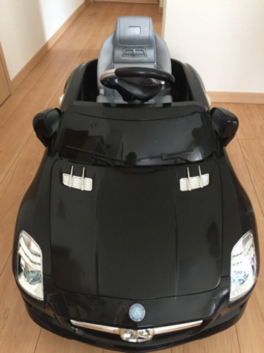 ラジコン操作可 電動乗用カー ベンツSLS-AMG【黒】QX7997A-BK