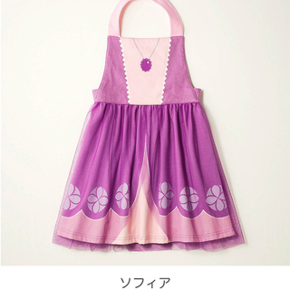 【新品】【全5種】 【日本全国郵送相談可】ディズニー エプロンドレス キッズ 女の子 トップス ワンピースの画像