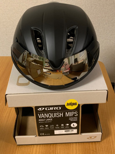 【新品、未使用】GIRO VANQUISH MIPS Matt Black L