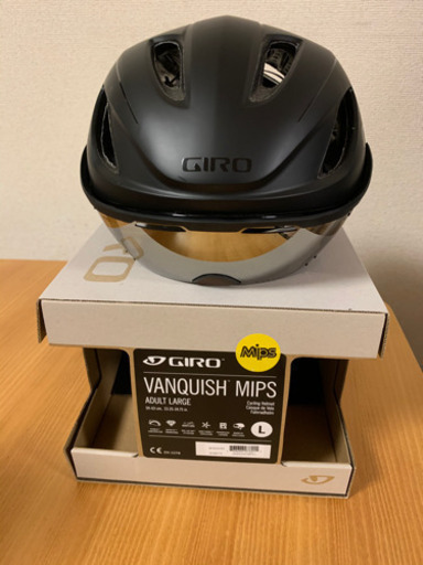 【新品、未使用】GIRO VANQUISH MIPS Matt Black L