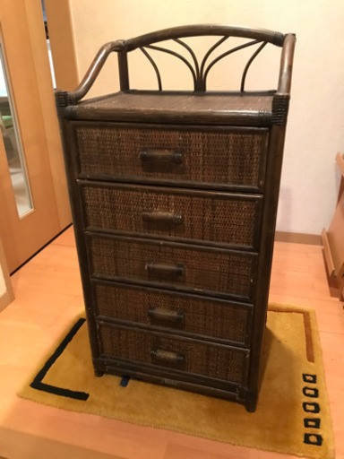 藤の収納家具　早い者勝ち！