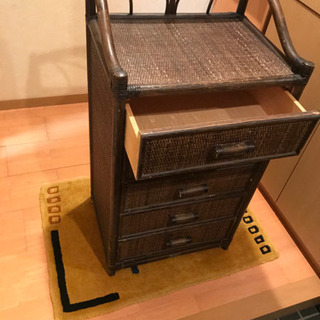 藤の収納家具　早い者勝ち！の画像