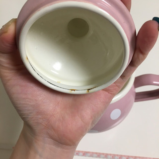 ホーロー　ティーポットの画像