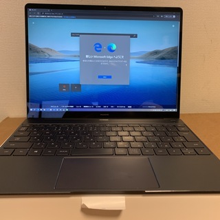 値下Huawei Matebook X 高解像度2160ｘ1440 Core i5 256GB SSD ファンレス　Office付