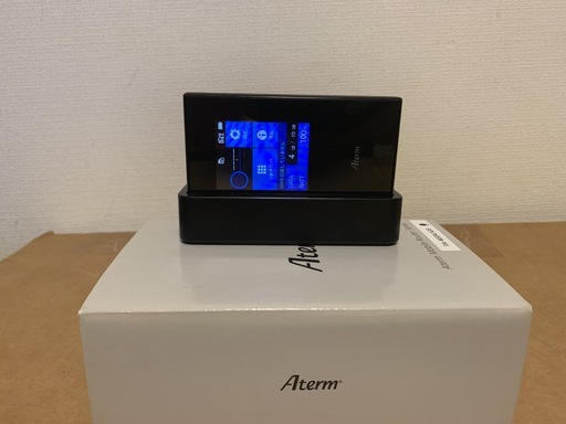 【美品】 モバイルルータ NEC Aterm MR04LN クレードル付きシムフリーモデル　使用わずか
