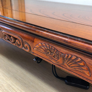 座卓☆家具調コタツ☆和風なお部屋にぴったりのこたつ☆幅150センチの大きめサイズ♪の画像