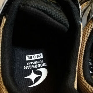 新品ムーンスターバネのチカラ ゴールド 24.0cmEEの画像