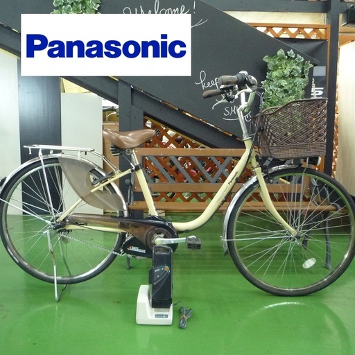 電動自転車 パナソニック 新基準 26インチ リチウム ViViDX special7 限定モデル 鍵2本付き 中古 コロナ対策 通勤 通学 2011年 Panasonic●