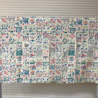 ハギレ ファンシー柄 キャンバス地 巾120㎝×118㎝