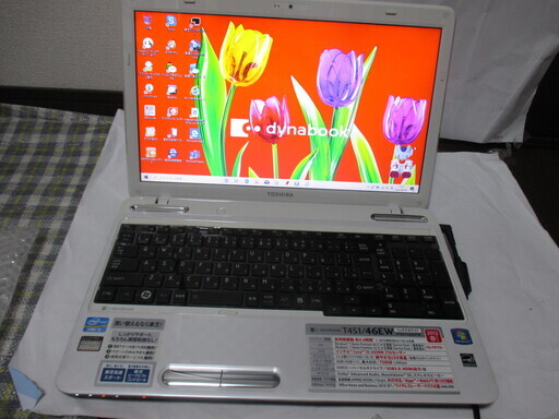 美品】東芝dynabook T451/46EW /４ＧＢ/320ＧＢ/Corei5/Win10/BATT・キーボード新品/リカバリー済 中古動作品