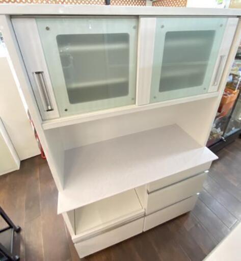 キッチンボード　浅川木工株式会社 食器棚  120cm