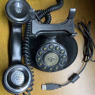 【受け渡し完了】クラシカル電話タイプ　USB送受話器　DC-NCTEL1の画像